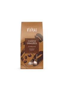 Bild von Choco Dragées Espresso, 75 g, Vivani