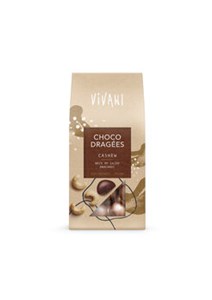 Bild von Choco Dragées Cashew, 75 g, Vivani