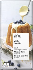 Bild von Weiße Kuvertüre, 12 g, Vivani