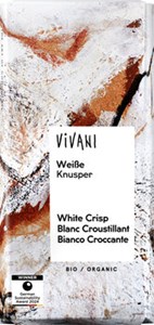 Bild von Weiße Knusper Schokolade, 80 g, Vivani