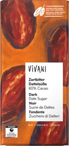 Bild von ZB Dattelsüße 60% Cacao, 80 g, Vivani