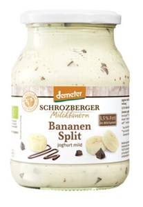 Bild von Bananensplit Joghurt, Saison 2026, 500 g, Schrozberger Milchbauern