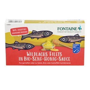 Bild von Wildlachs-Fil.i.Senf-Honig-Creme, 200 g, Fontaine