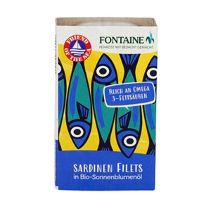 Bild von Sardinen o.Haut u.Gräten Sonnenblumenöl, 120 g, Fontaine