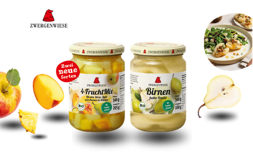 neues Obst im Glas!