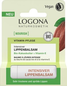 Bild von NOURISH Lippenbalsam Kakaobutter + Vit.E, 4.6 g, LOGONA NATURKOSMETIK