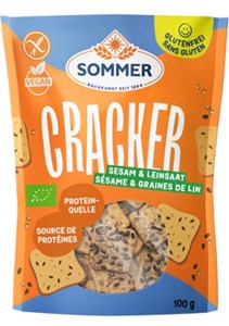 Bild von glf Cracker Sesam und Leinsaat, 100 g, Sommer