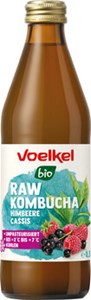 Bild von RAW Kombucha Himb. Cassis kühlfr., 0,33 l, Voelkel