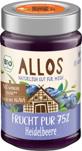 Bild von Frucht Pur 75% Heidelbeere, 200 g, Allos, Cupper