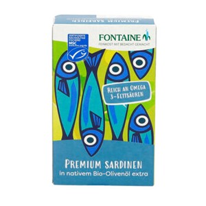 Bild von Sardinen mit Haut u. Gräten, 120 g, Fontaine
