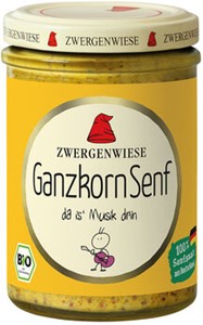 Bild von Ganzkorn Senf, bio, 160 ml, Zwergenwiese