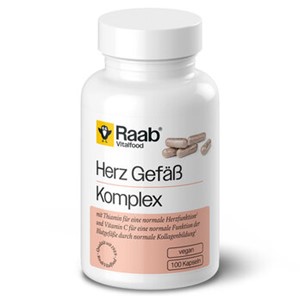 Bild von Herz Gefäß Komplex Kapseln, 100 Stk, Raab Vitalfood