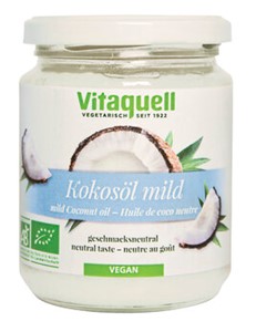 Bild von Kokosöl mild im Glas, bio, 215 ml, Fauser Vitaquell