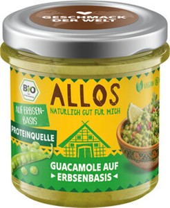 Bild von Guacamole auf Erbsenbasis, 140 g, Allos, Cupper