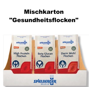 Bild von Mischkarton Gesundheitsflocken demeter, 1 Stk, Spielberger Mühle