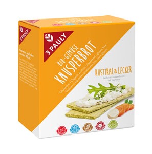 Bild von Gemüse Knusperbrot, bio, 100 g, 3 Pauly