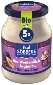 Bild von Pflaume-Zimt Saisonjogh. 3,8%, 500 g, Söbbeke