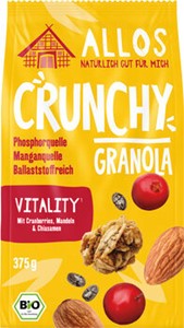 Bild von Vitality Crunchy Granola, 375 g, Allos, Cupper