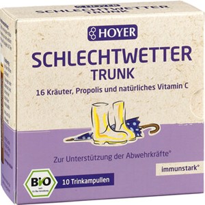 Bild von Schlechtwetter Trinkampullen, 10x10 ml, Hoyer