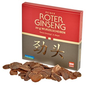 Bild von Roter Ginseng Wurzelscheiben, 20 g, KGV
