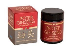 Bild von Roter Ginseng Instant Tee Granulat, 50 g, KGV