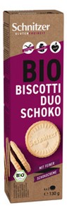 Bild von Biscotti Duo Schoko vegan, 130 g, Schnitzer