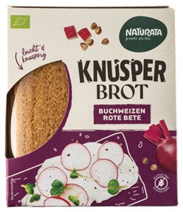 Bild von Knusperbrot Buchweizen & rote Bete, 100 g, Naturata