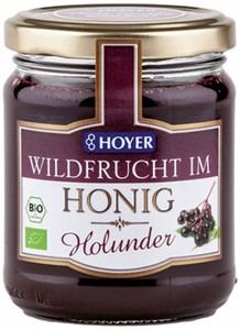 Bild von Holunder Wildfrucht im Honig, 250 g, Hoyer
