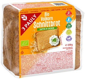 Bild von Bio Vollkorn Schnittbrot, 250 g, 3 Pauly