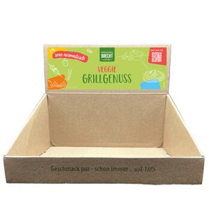 Bild von Thekendisp leer "veg. Grillvergnügen", 1 Disp, Brecht