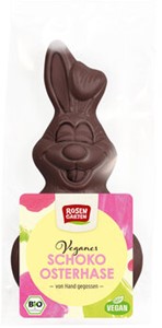 Bild von Veganer Schoko Osterhase, 80 g, Rosengarten