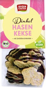 Bild von Dinkel-Hasen-Kekse m ZB-Boden,vegan, 125 g, Rosengarten